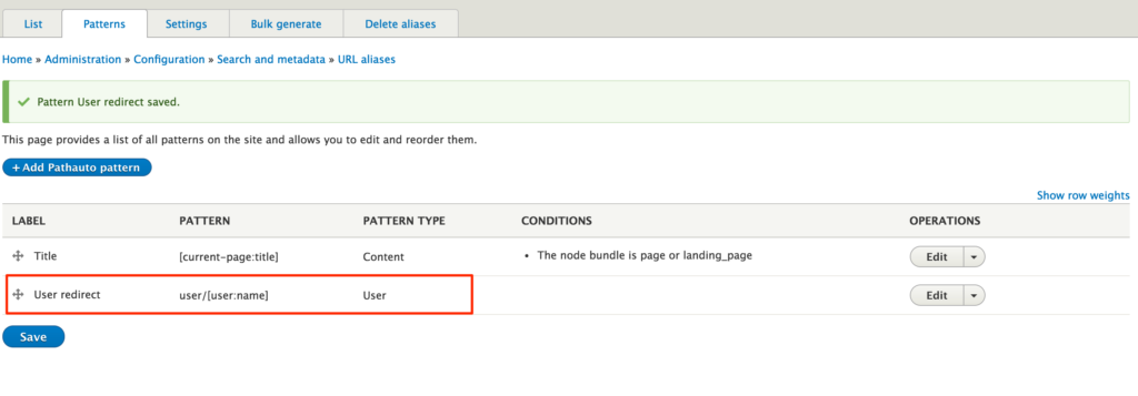 Username Enumeration caused by Pathauto module alias